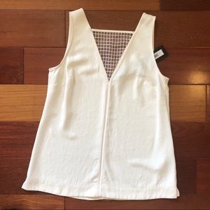 NWT Banana Republic sleeveless top with mesh front